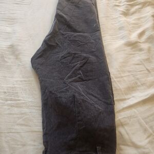 Grey Corduroy Paperbag Pants